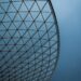 glass dome of the roof