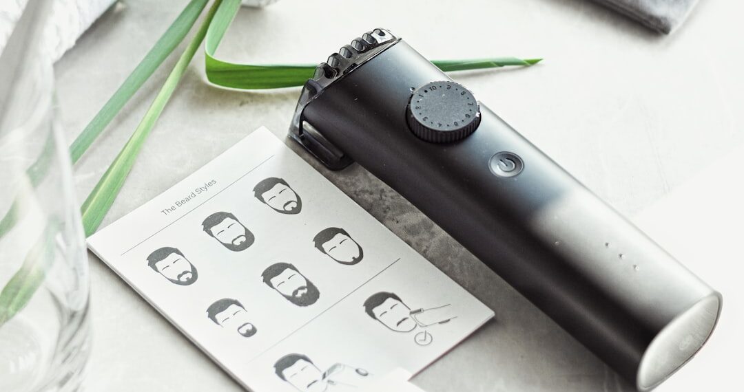 A beard trimmer