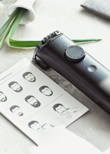A beard trimmer