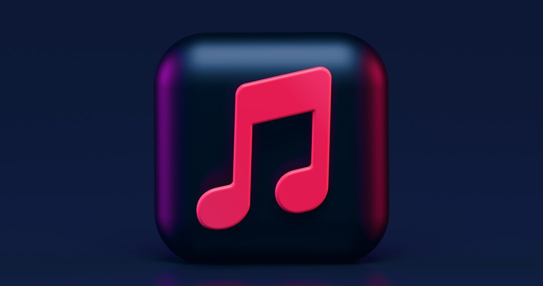 Apple Music 3d Icon Concept. Dark Mode Style. Write me, if you need similar icons for your products 🖤