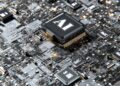 3D render of AI and GPU processors