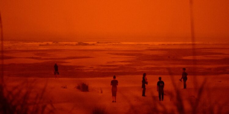 Pacific on fire