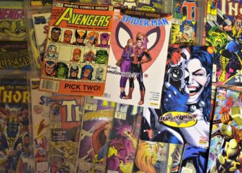 Comic Books From The Past in My Private Own Comic Shop Basement