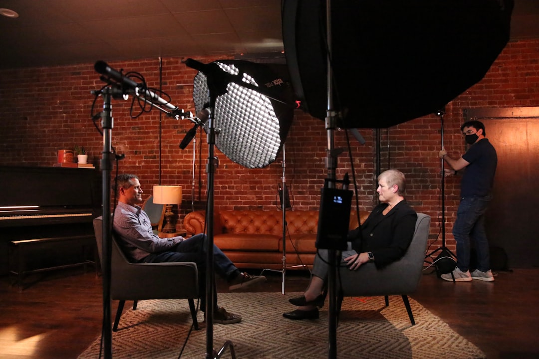 Televisiestudio interview context