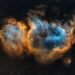IC1848 elle est à une distance estimée de 6500 années-lumière, elle est également connue sous le nom de la nébuleuse de l’Âme (Soul Nebula), c'est une nébuleuse en émission et un amas ouvert dans la constellation de Cassiopée