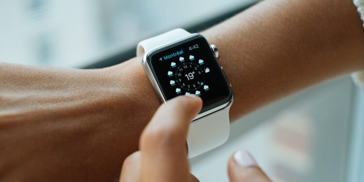 Smartwatch om de pols