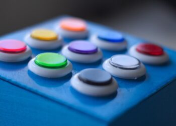 Arcade-controller met knoppen