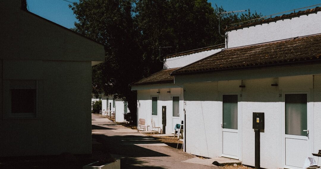Chalets op een vakantiepark