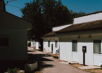 Chalets op een vakantiepark
