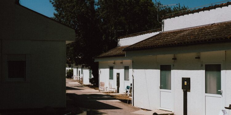 Chalets op een vakantiepark