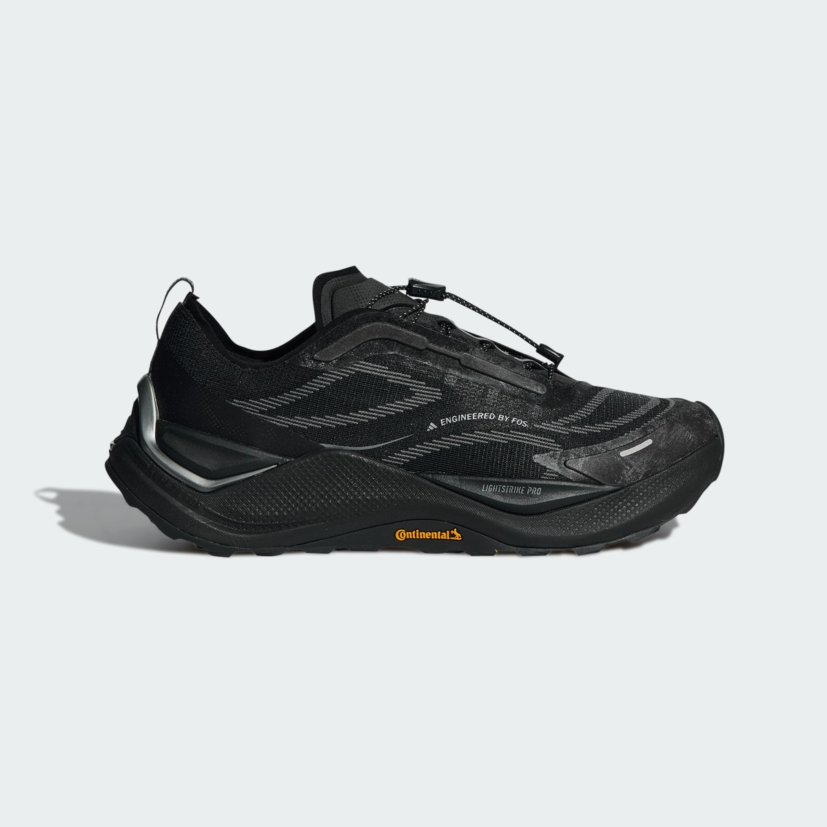 Zwarte adidas Holo Peak met dikke kuipzool en quicklace-veters
