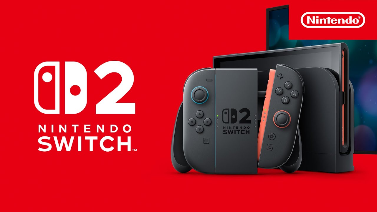 Nintendo Switch 2-console uit de officiele overzichtsvideo van Nintendo