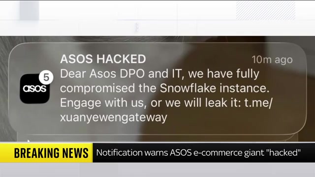 Melding van hackers in de app van ASOS: wat je nu met je account doet