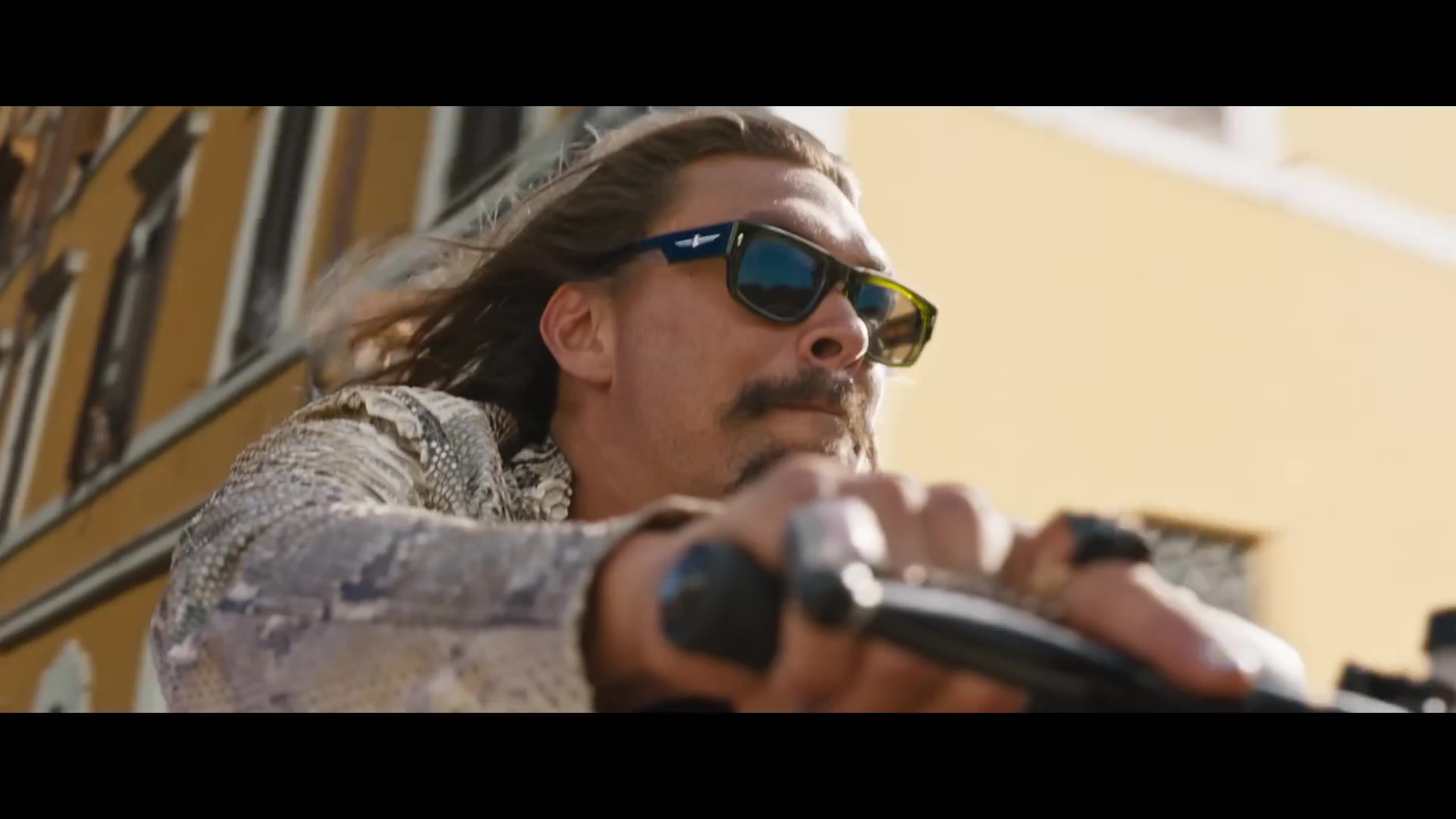 Jason Momoa als Dante op een motor in Fast X