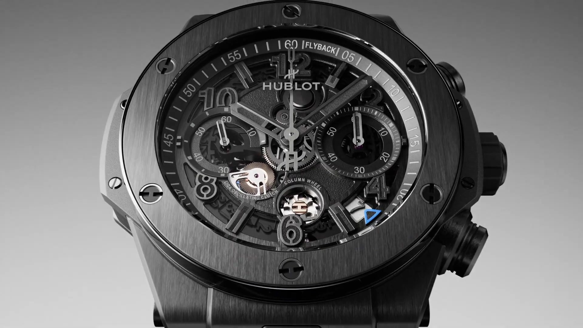De Hublot Big Bang Reloaded in zwart keramiek met opengewerkte wijzerplaat